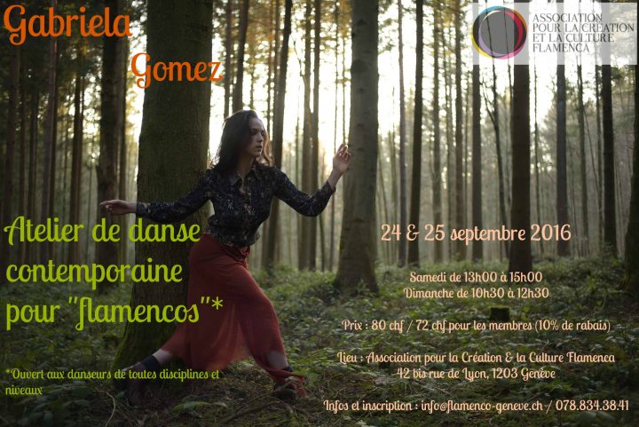 OFFRE DE LA RENTREE : atelier de danse contemporaine !